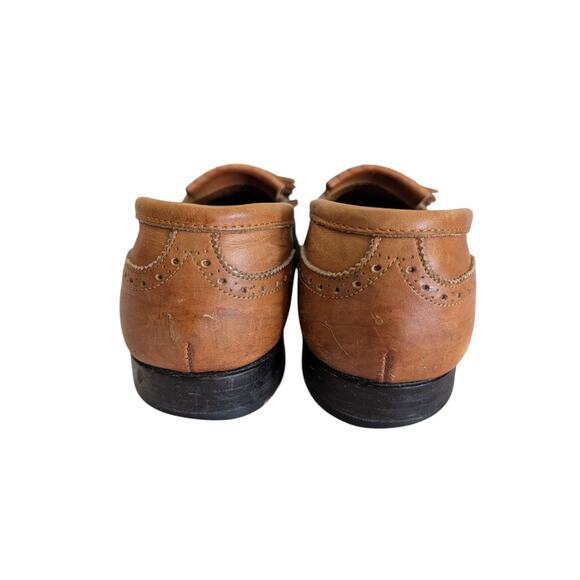 Alden 610 Wingtip Kiltie Tassel Loafer Size 9.5 Mens B/D Brown Leather USA main image 15